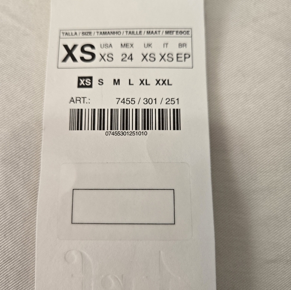 Zara-NWT- TRF Collection Cream Double-Breasted Coat/ Blazer/ Mini Dress. Size XS - Picture 8 of 16